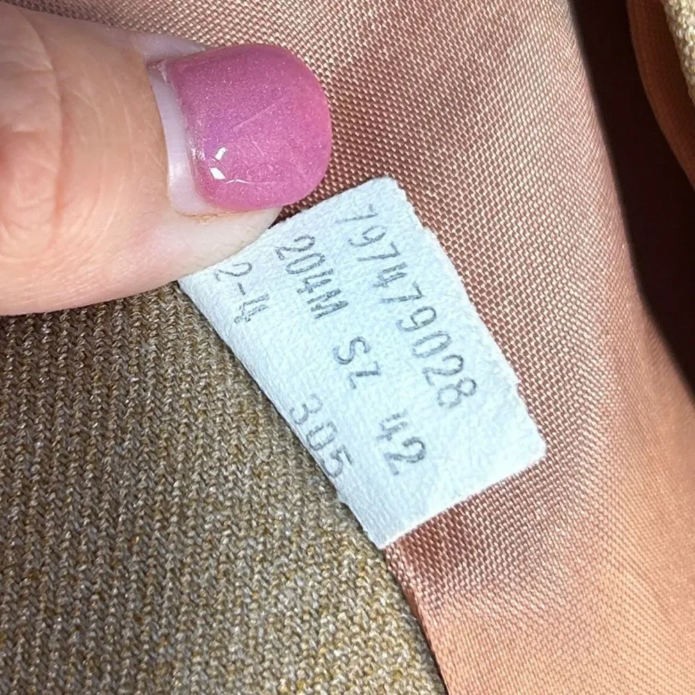 RARE Vintage Levi's Men's‎ Tan Blazer Size 42